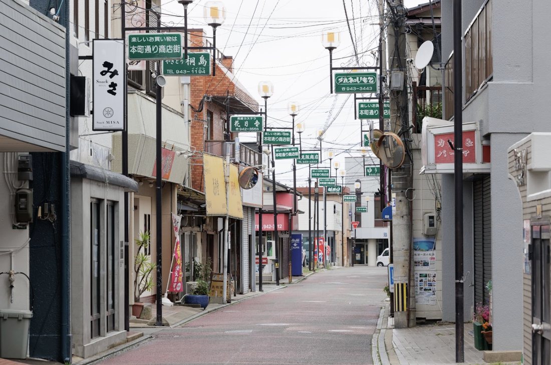 Honmachi-dori shotengai, Koga's retro shopping street